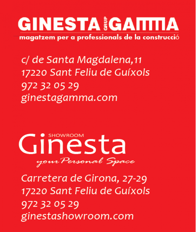 Ginesta Materials Construcció Sant Feliu de Guixols