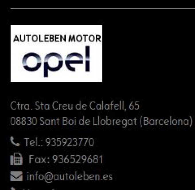 Autoleben Motor Concesionario Opel Sant Boi De Llobregat